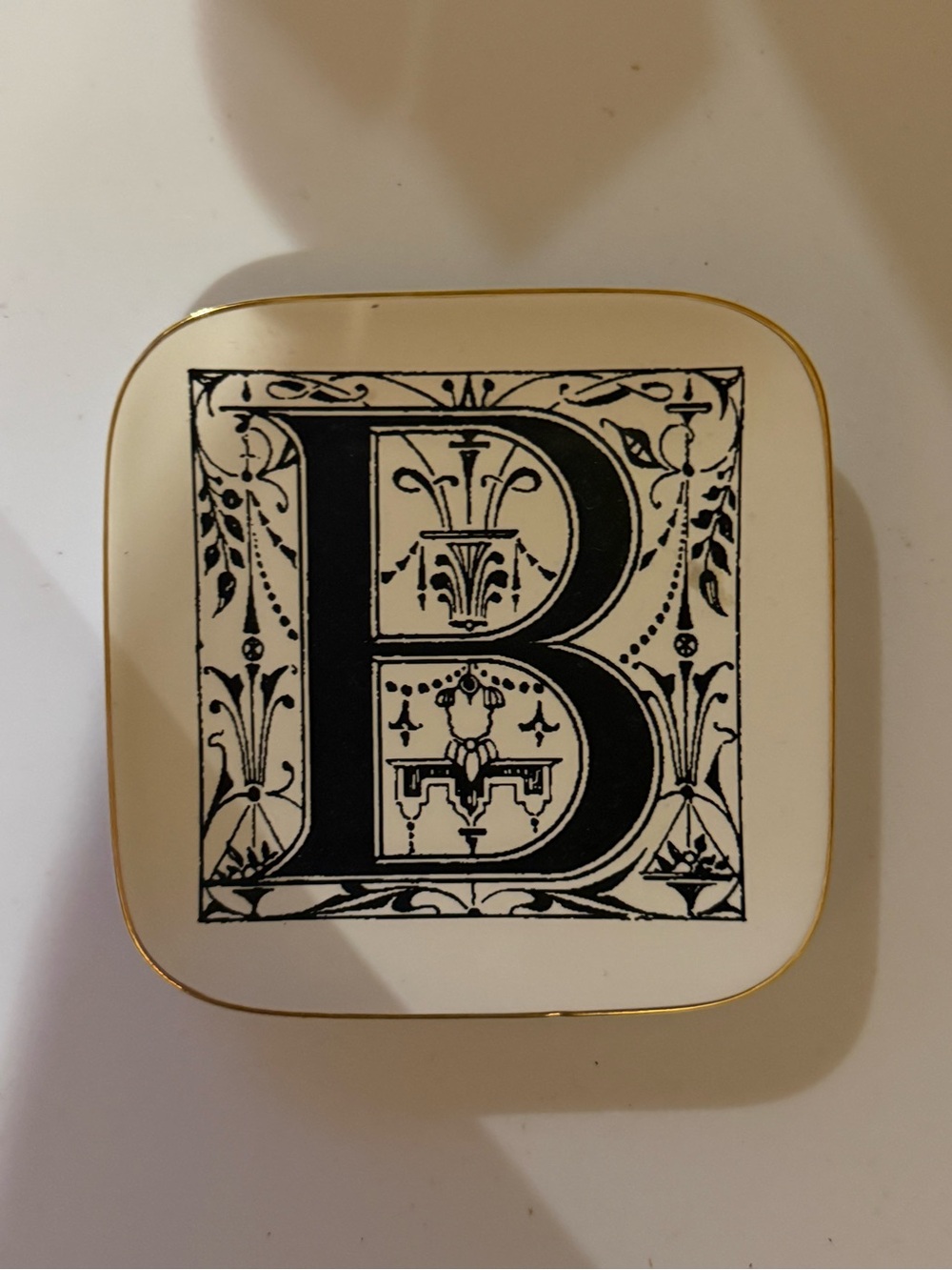 “B” Letter Jewelry Tray